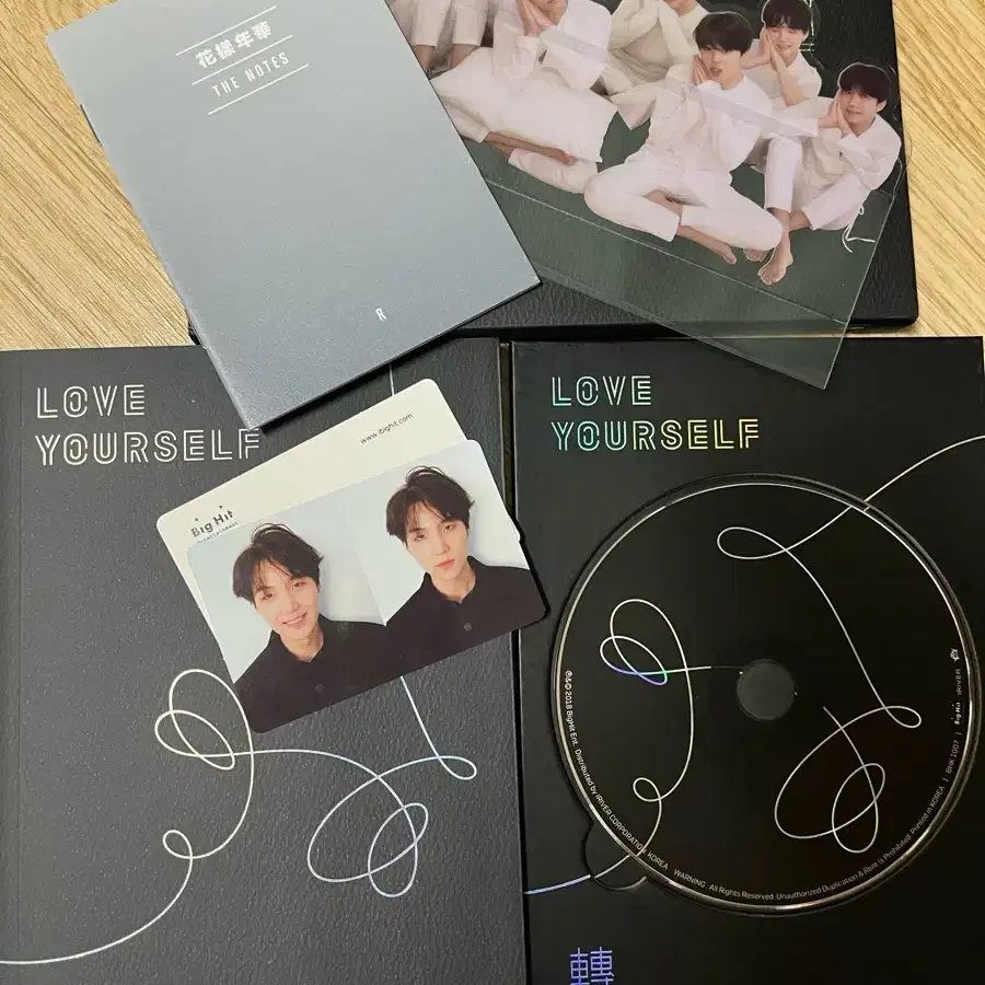 방탄 럽셀 티어 R버전 앨범(슈가 포카)