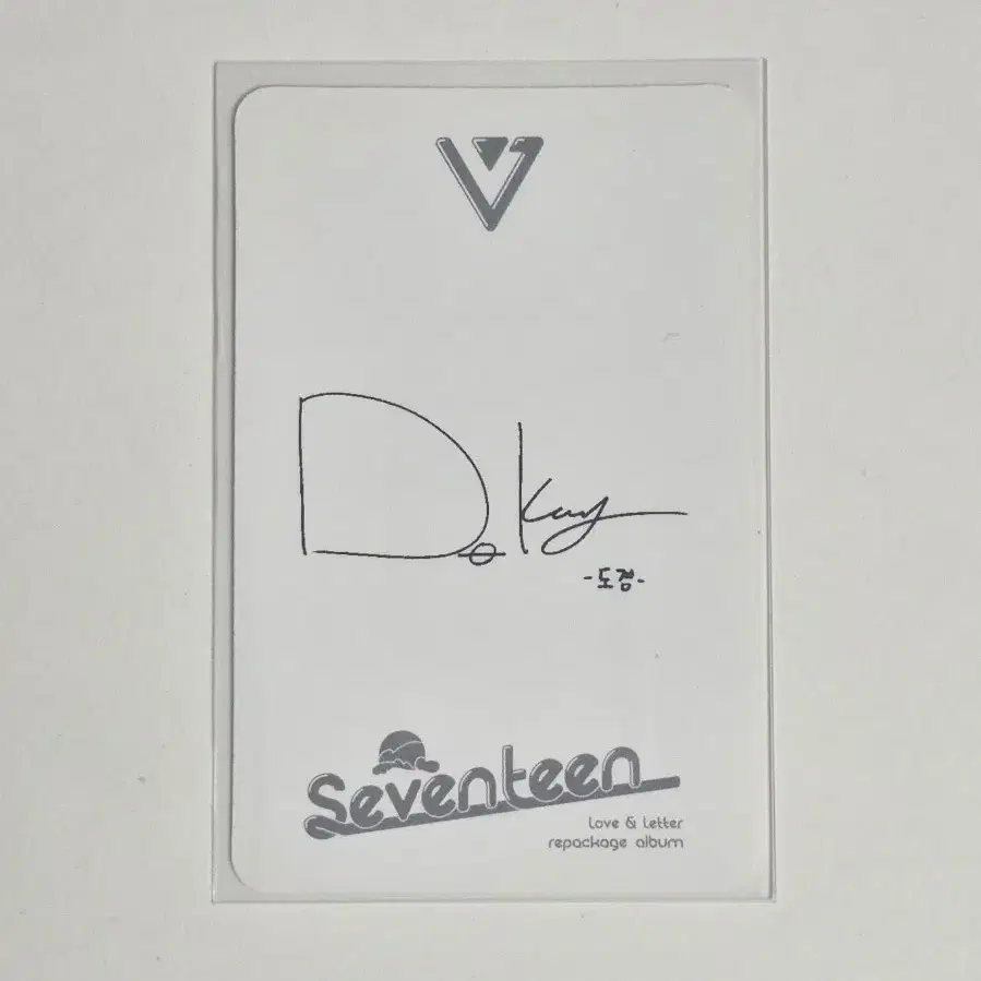 세븐틴 도겸 아주 나이스 폴라 포카 개봉앨범 2