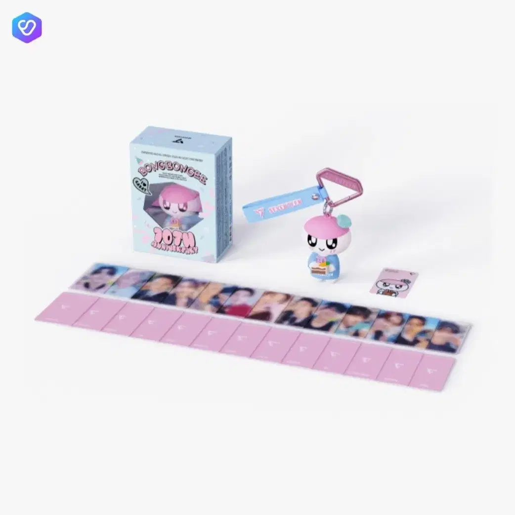 세븐틴 멤버쉽 키트 양도 봉봉이 키링 포카 카라비너