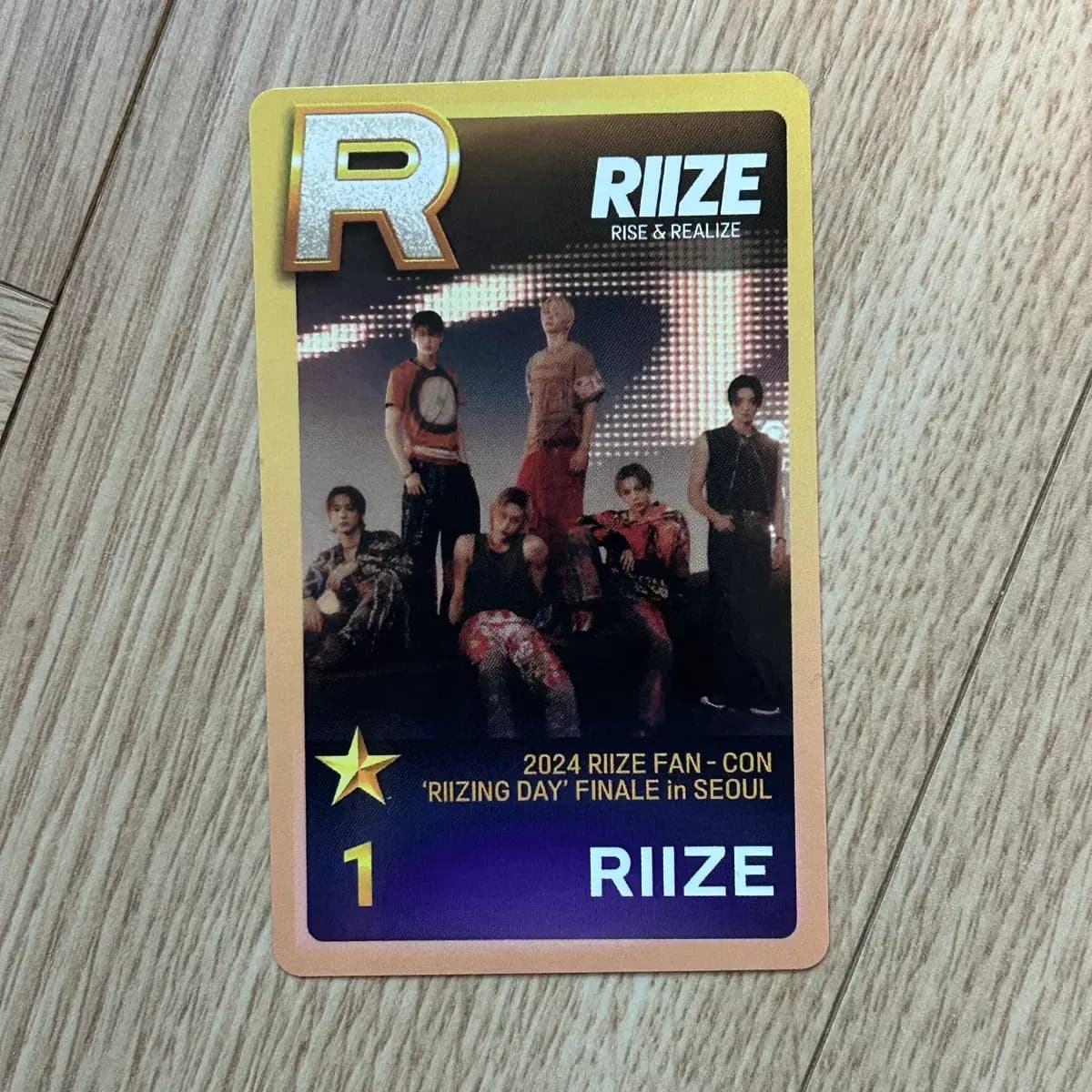 라이즈 슈스엠서울콘서트팬콘라이징데이단체포스터포카슈퍼스타에스엠