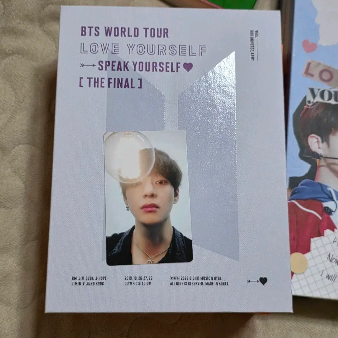 bts방탄 스픽콘 파이널 스파콘 디비디 dvd 뷔 v 포카