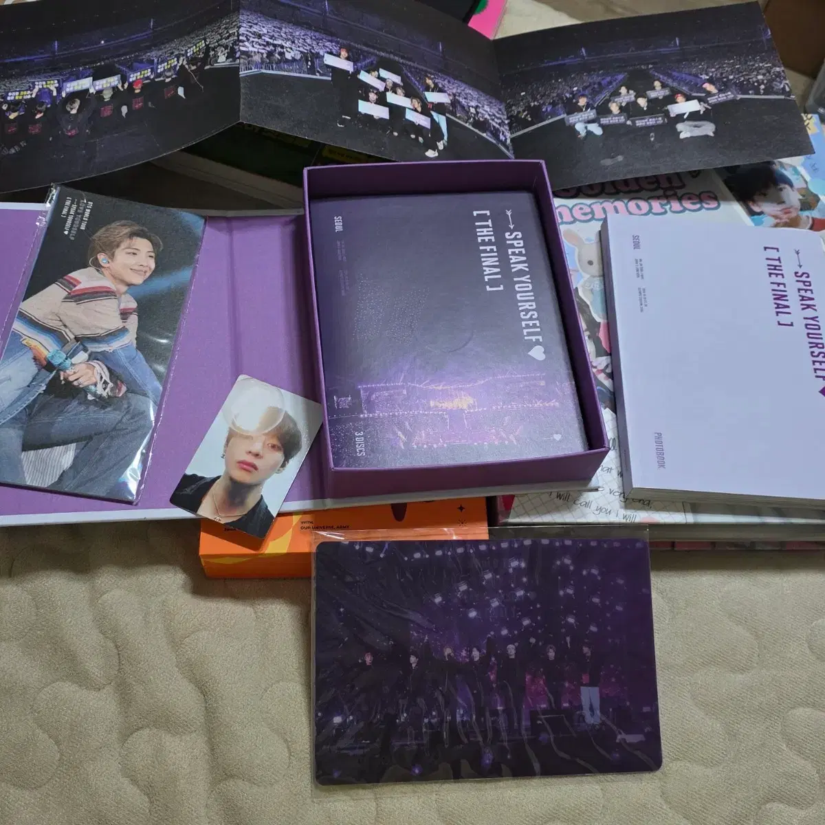 bts방탄 스픽콘 파이널 스파콘 디비디 dvd 뷔 v 포카 3