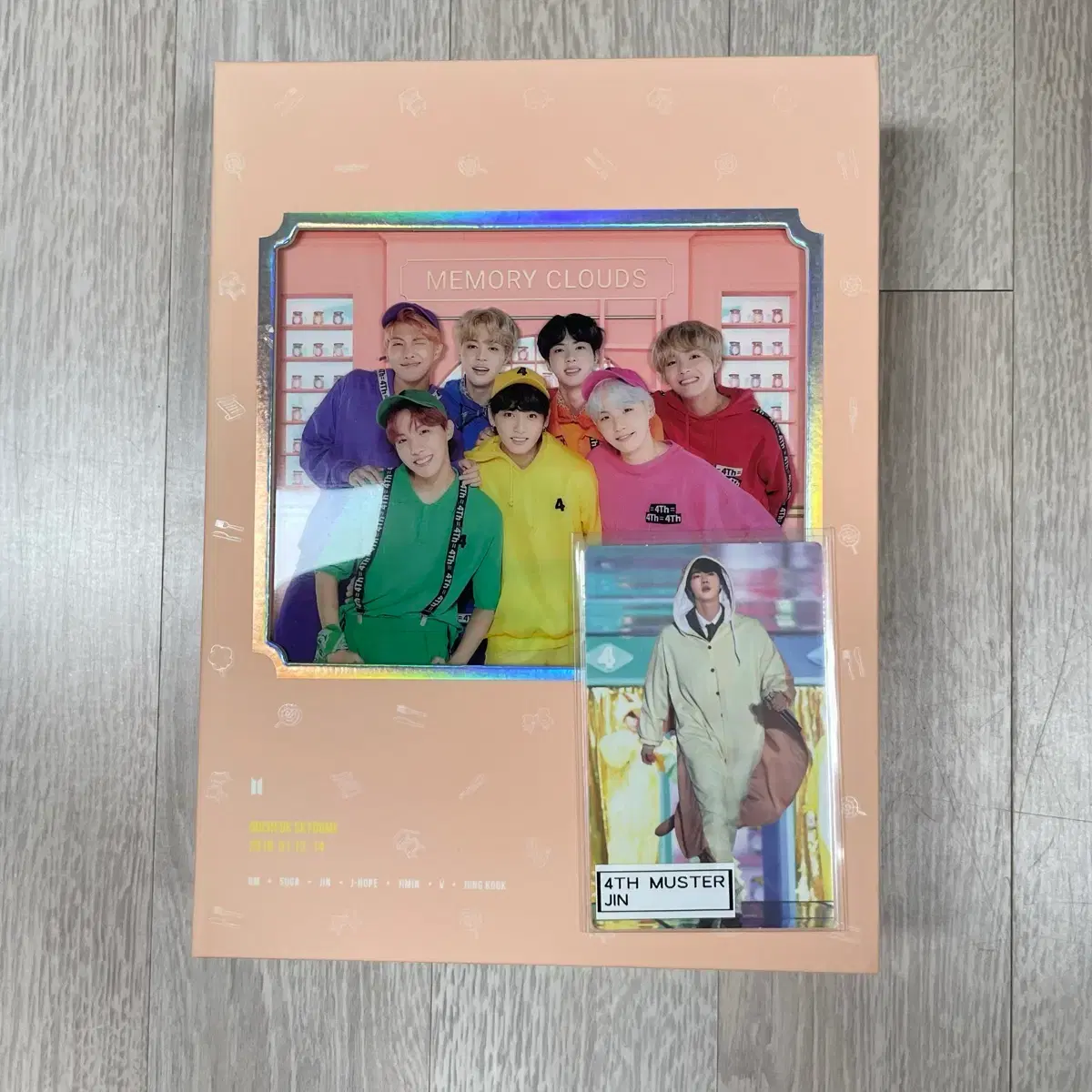 방탄 머스터4 디비디 석진포카 메모리즈디비디특전럭드아미존유럽뉴욕