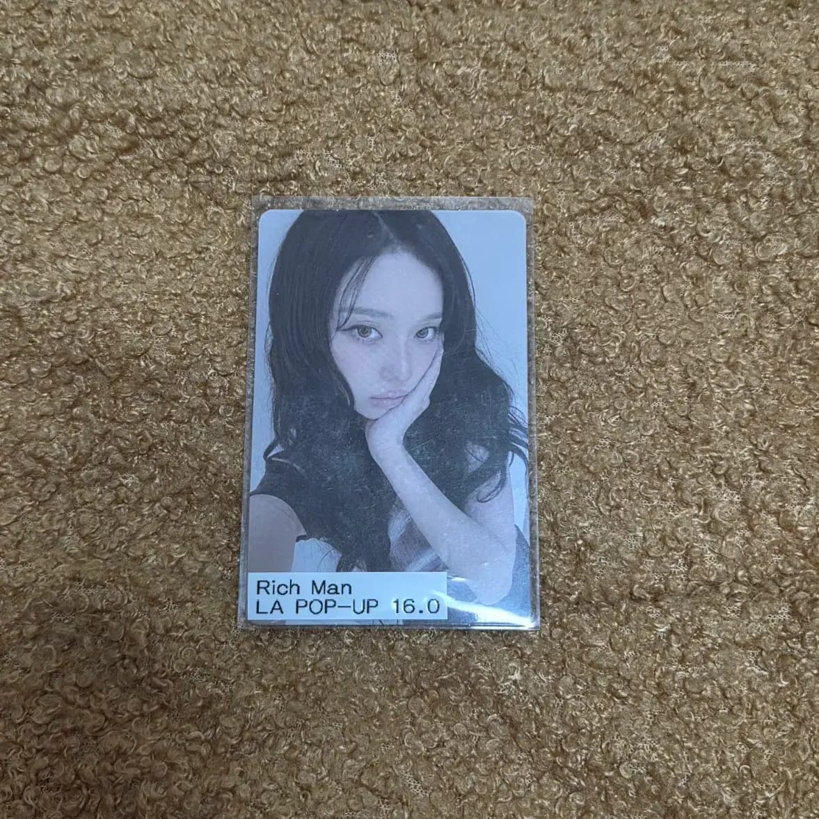 에스파 윈터 포카 리치맨 팝업 LA 특전 리워드 판매 양도 매물