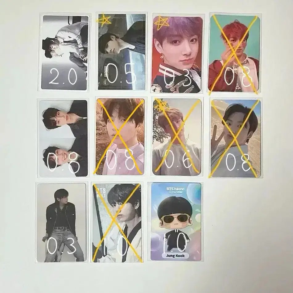 방탄 정국포카 판매