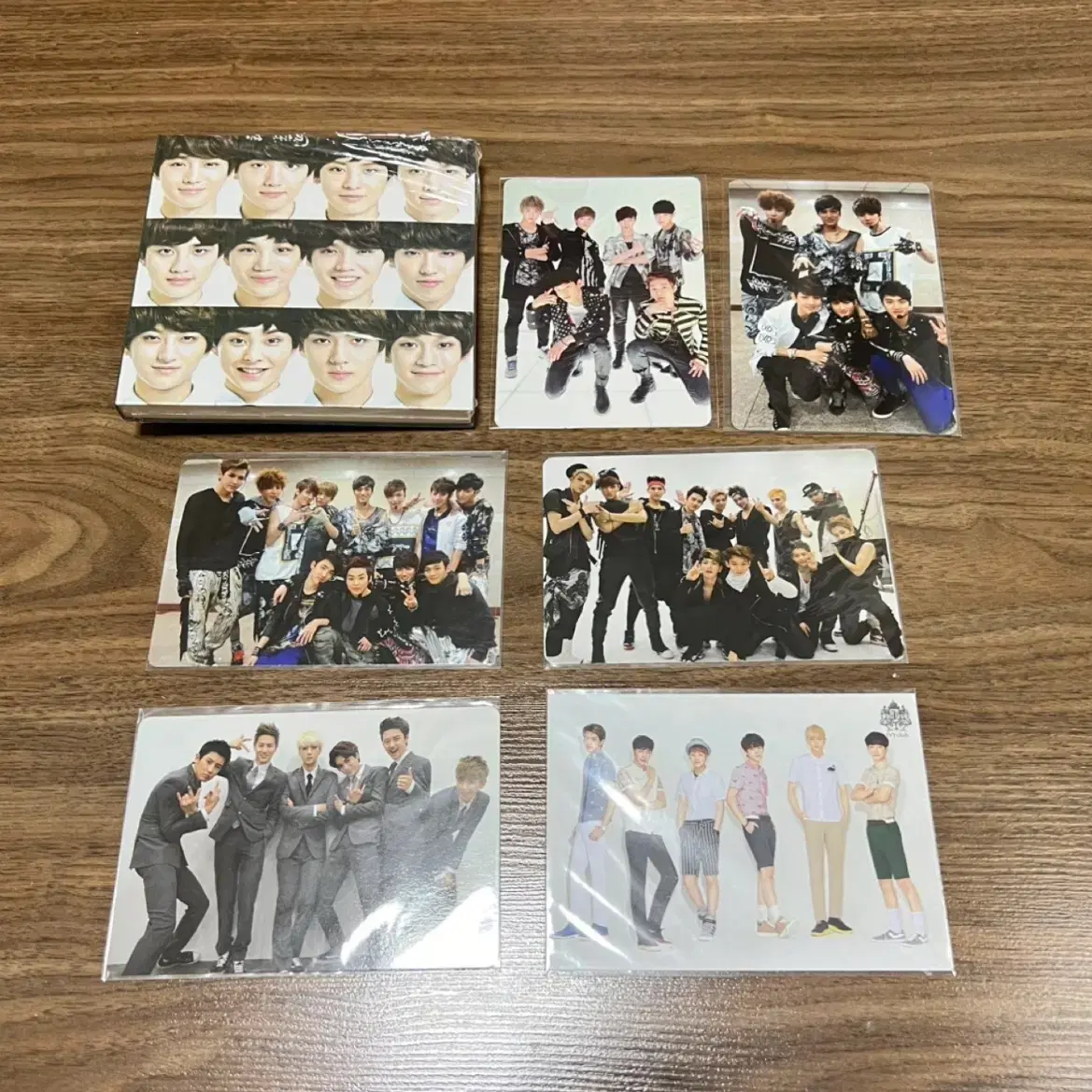 엑소 EXO 단체포카, 노트, 하이컷 잡지