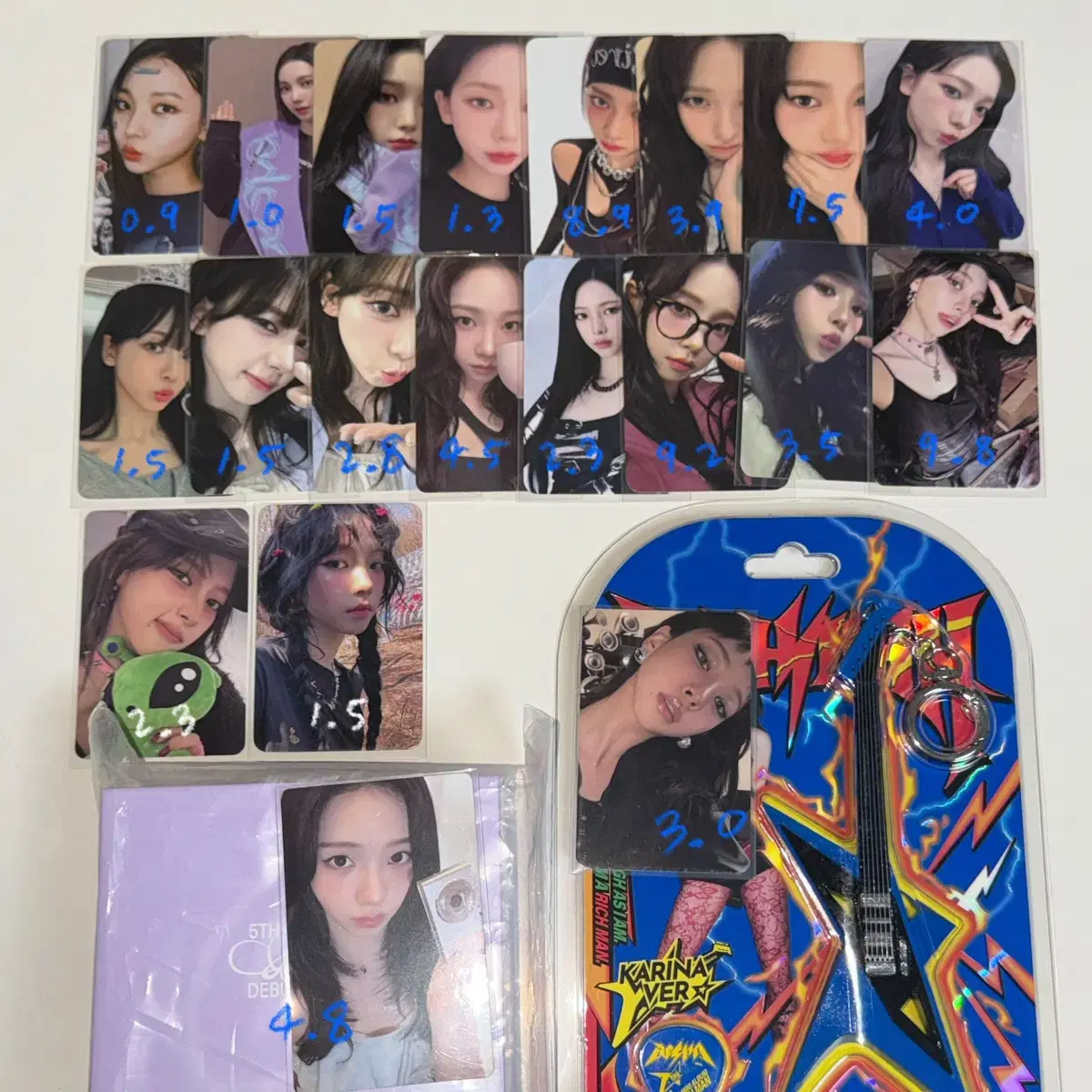 에스파 시즌그리팅 지젤 분철 포카 양도 카리나 윈터 닝닝 4