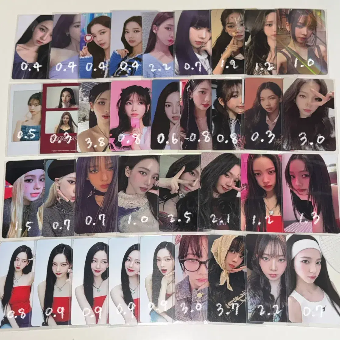 에스파 시즌그리팅 지젤 분철 포카 양도 카리나 윈터 닝닝 5