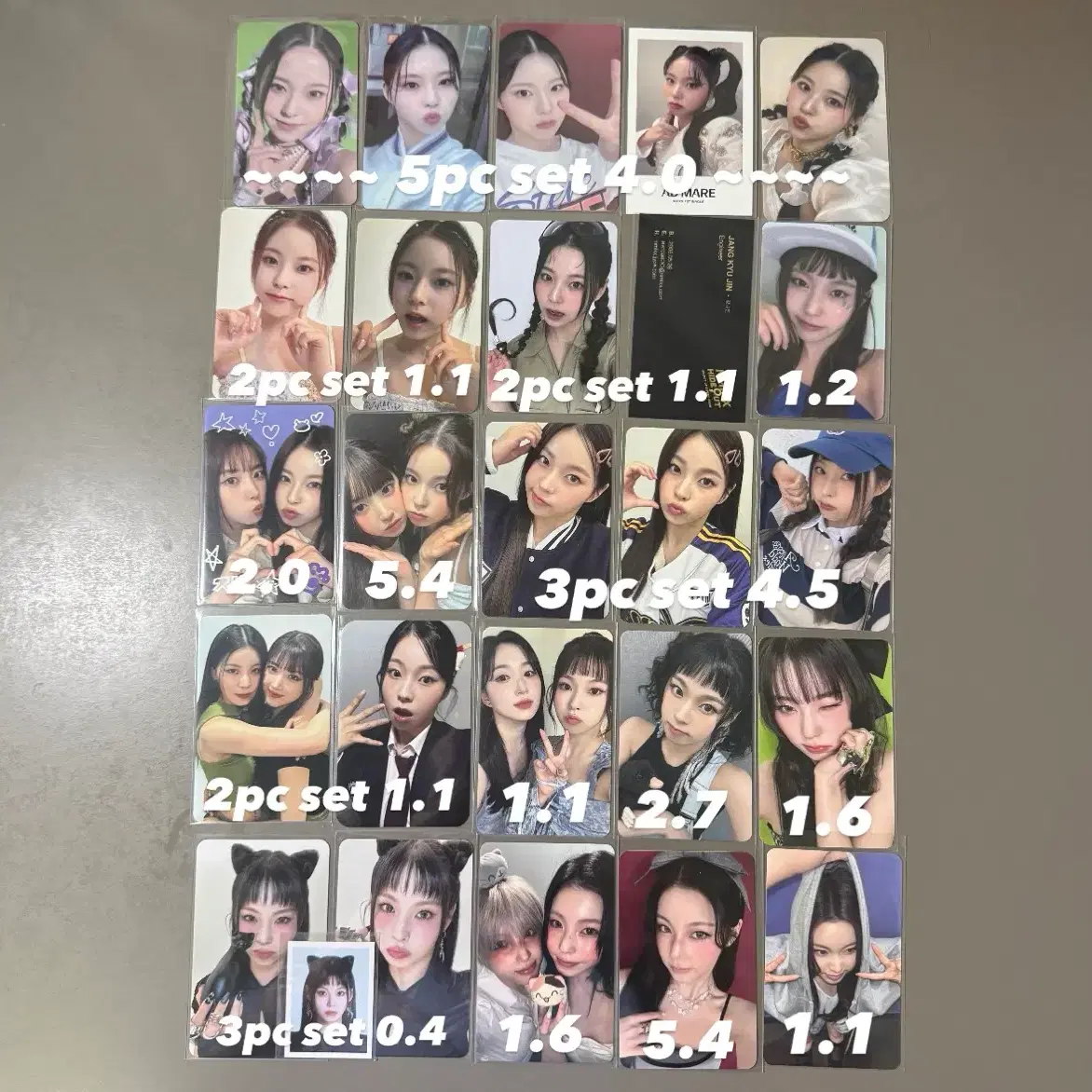 판매내역400) 엔믹스 메이크스타 규진 대면 영통 팬싸 미공포 포카 양도 1
