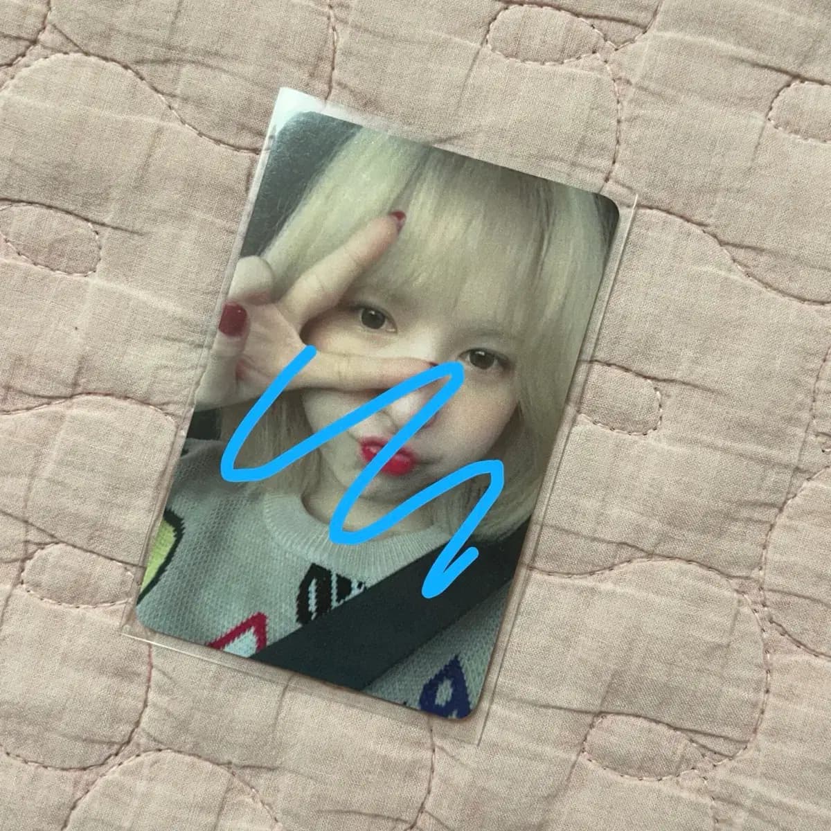 레드벨벳 완레터 포카 웬디 디어유레터 토게피완 편지 dearu