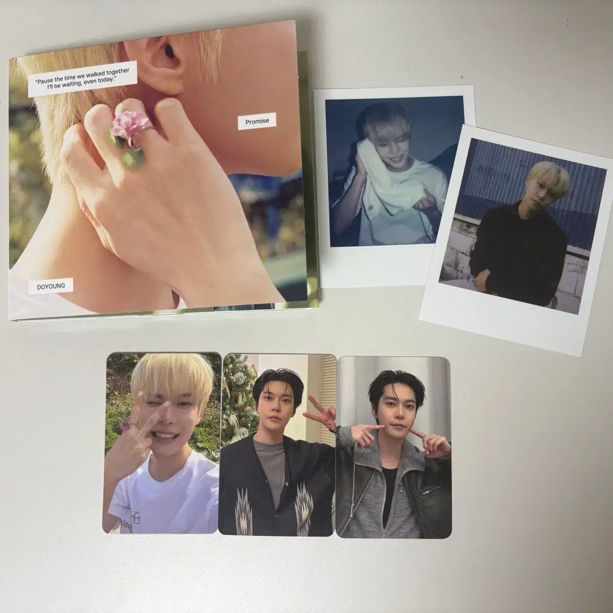 엔시티 도영 promise 늦은말 폴라 포카 앨범 꽃반지 교환 양도