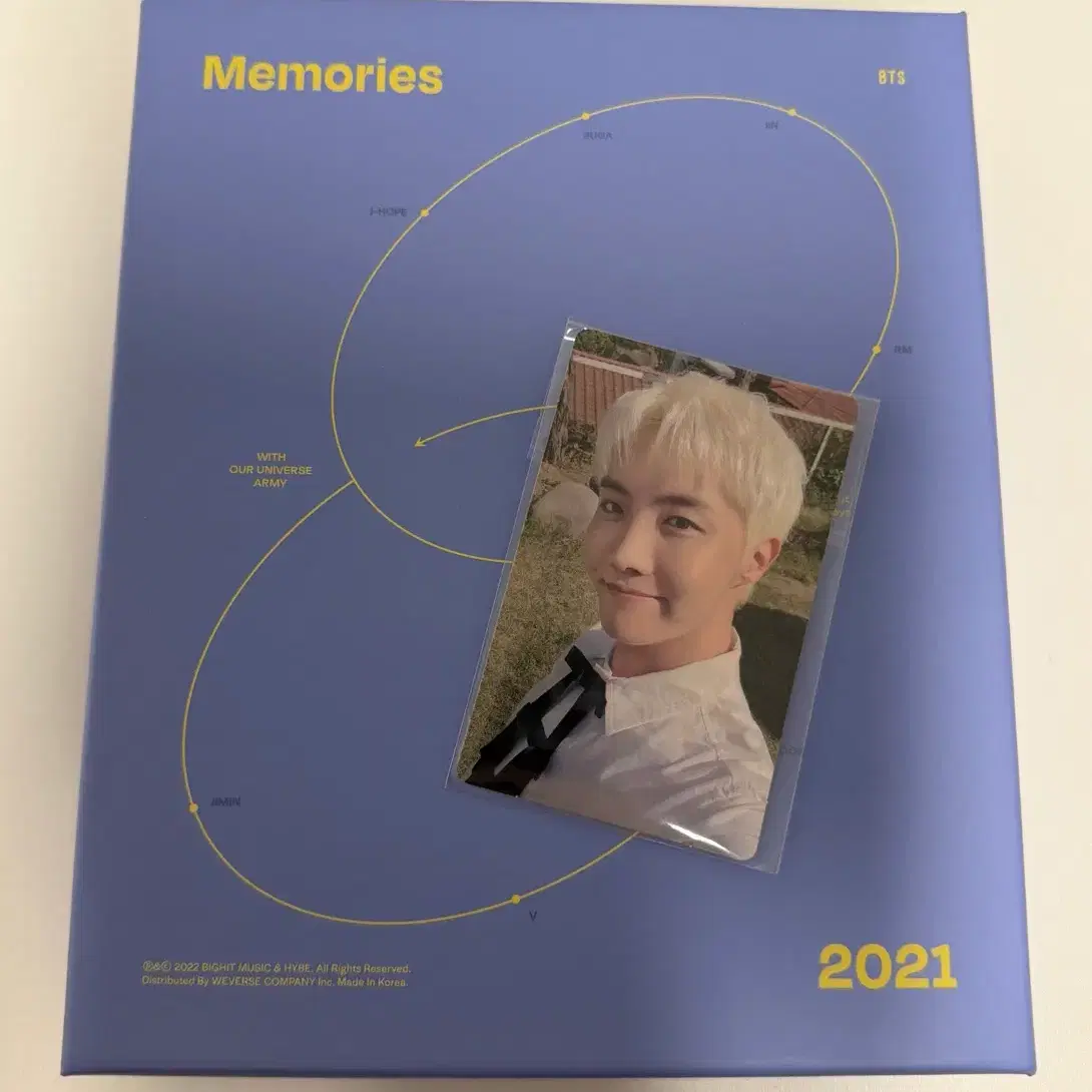 bts 방탄 2021 메모리즈 블루레이 블레 포카 포토카드 제이홉 호석 1