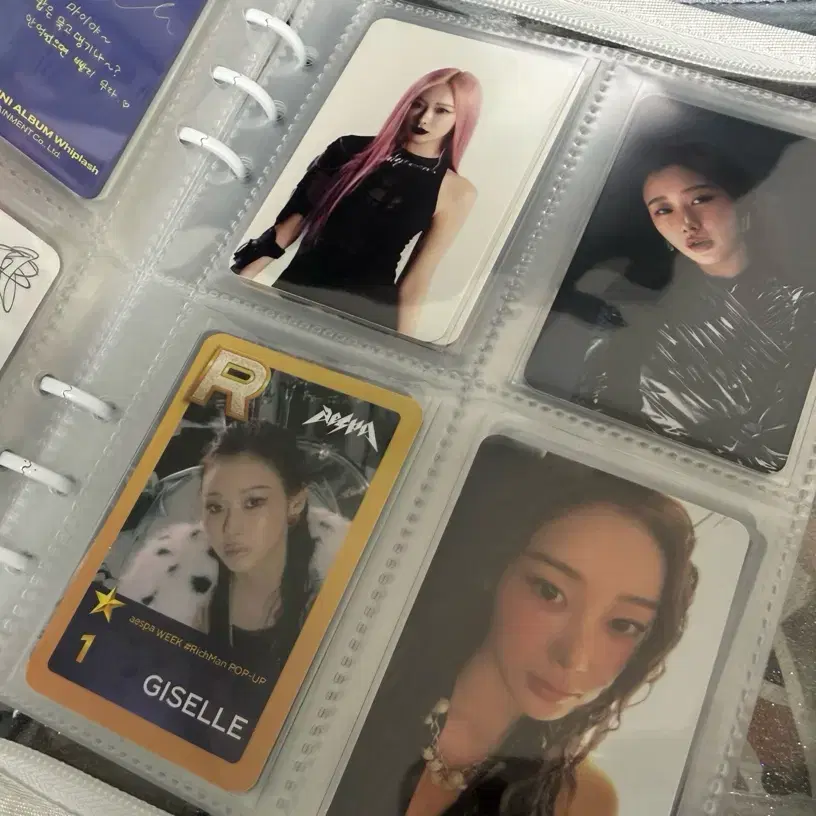 에스파 윈터 지젤 민정 애리 포카 양도 트레카 앨포 시그 6