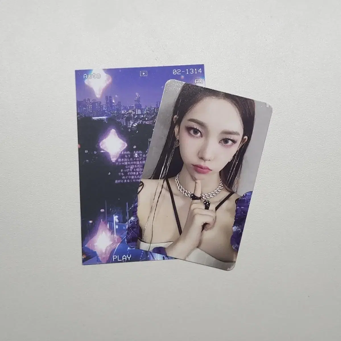 에스파 카리나 2021 smcu 에스엠타운 단체 앨범 포카