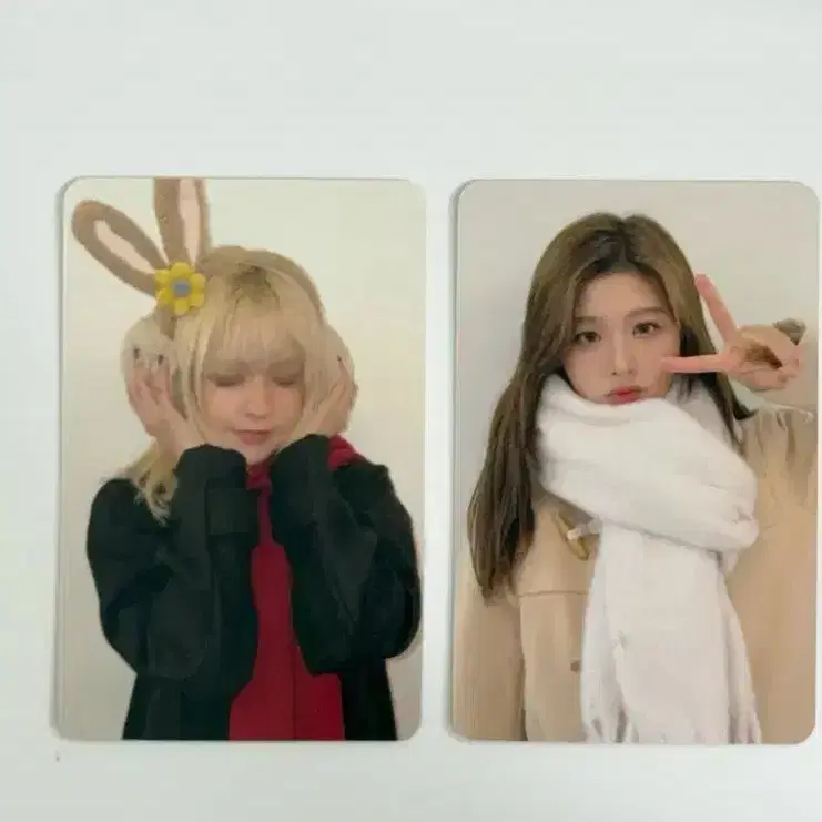 엔믹스 애플뮤직 영통 떡볶이코트 양면포카 판매