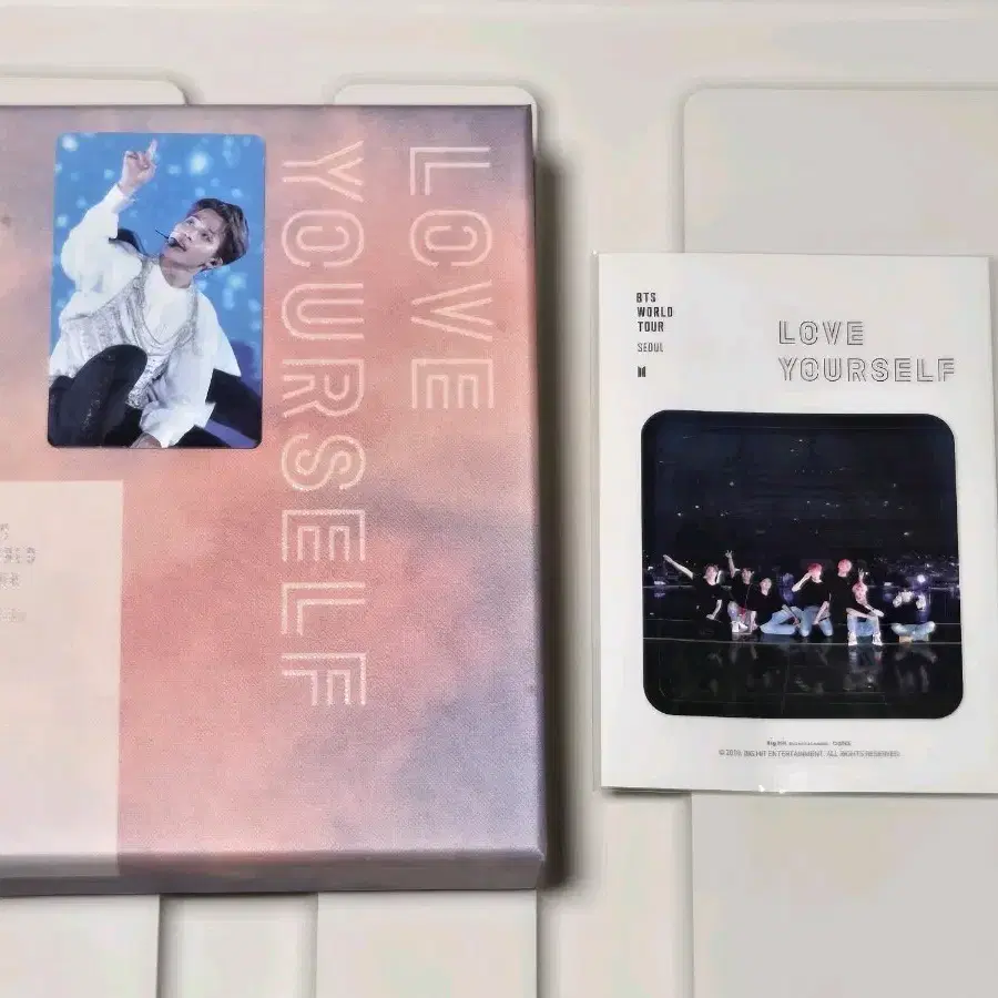 방탄소년단 럽셀콘 서울 DVD(포카 지민, 포스터 RM)