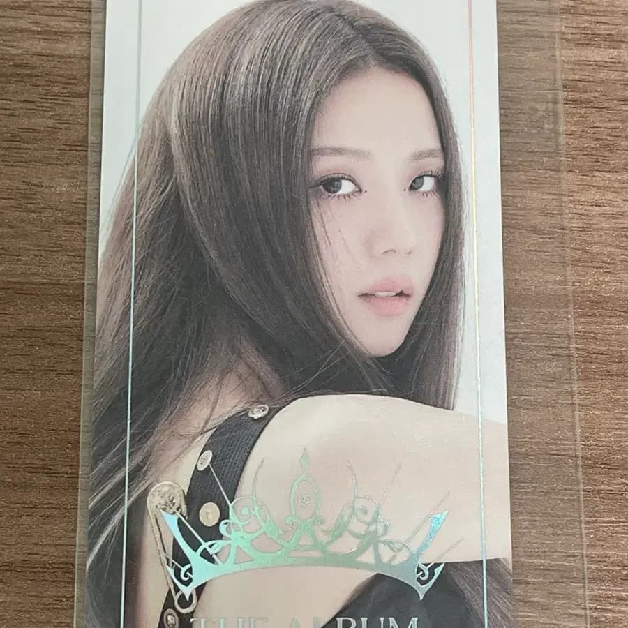 블랙핑크 더앨범 특전포카 지수