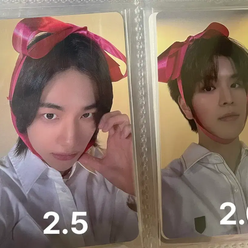 일주일 할인!! 폭덤!! 스키즈 현진 승민 타워레코드 리본 포카