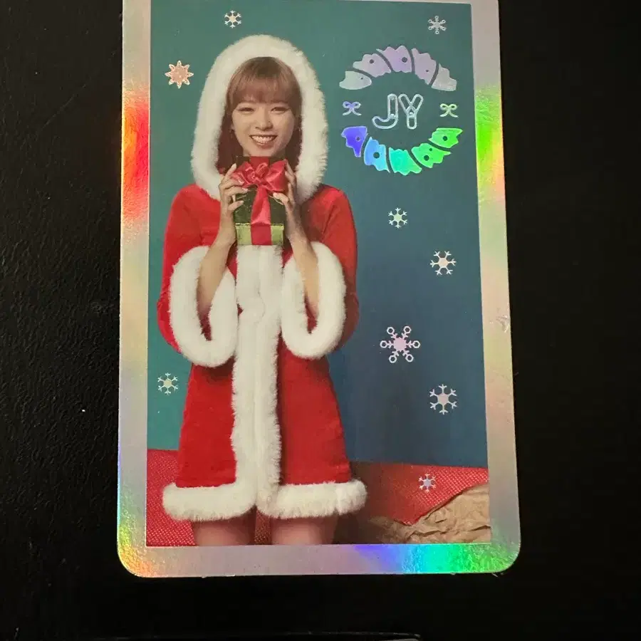 트와이스 정연 한정판 포토카드 (크리스마스에디션)