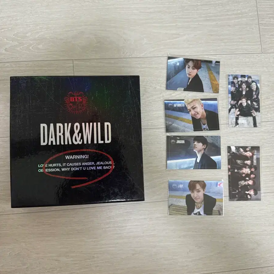 방탄소년단 굿즈 방탄소년단 Dark&Wild 앨범+포토카드 다크앤와일드