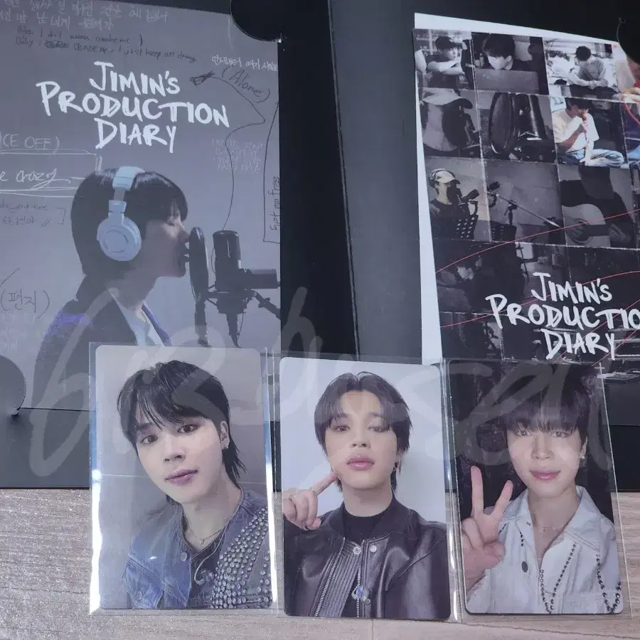 방탄소년단 지민 프로덕션 다이어리 다큐 위버스 특전 포카