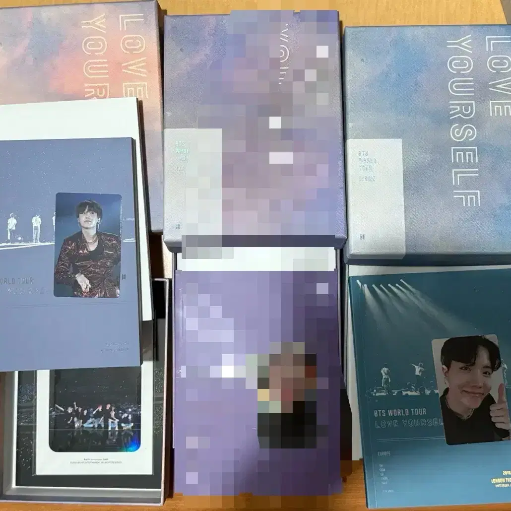 방탄 럽유셀 투어 서울 유럽 디비디 포카 윤기 제이홉 1