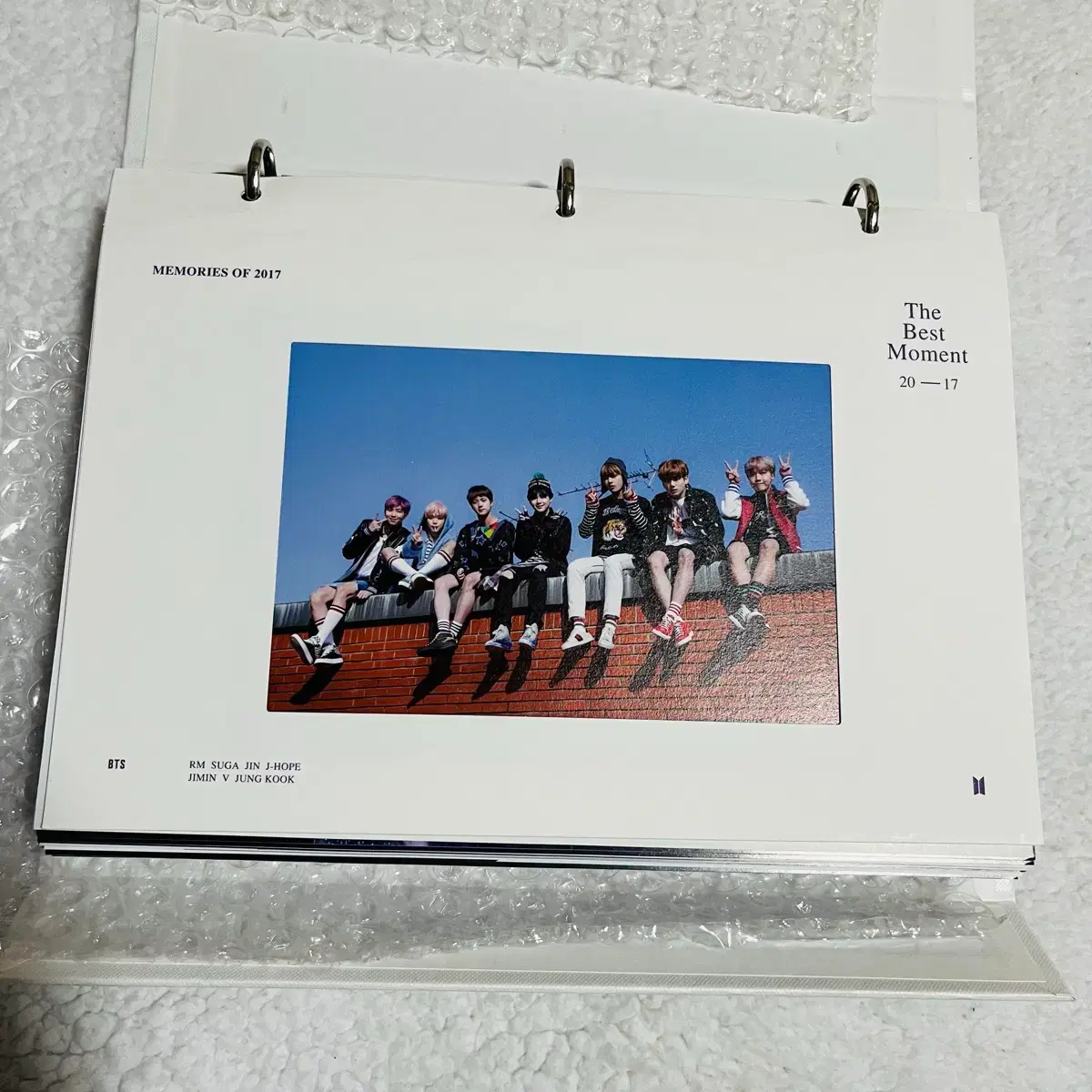 방탄소년단 메모리즈 memories 2017 DVD 슈가 윤기 포카 판매 5