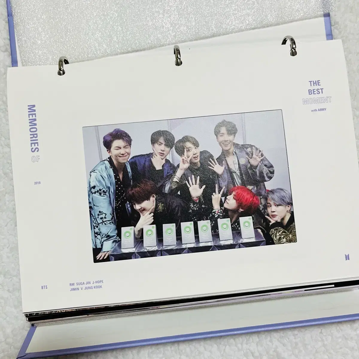 방탄소년단 메모리즈 memories 2018 DVD 슈가 윤기 포카 판매 4