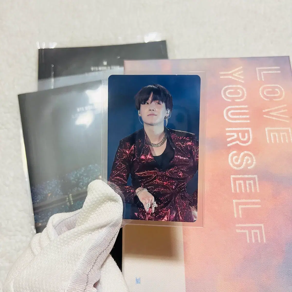 방탄소년단 럽셀콘 DVD 윤기 슈가 태형 뷔 포스터 포카 3
