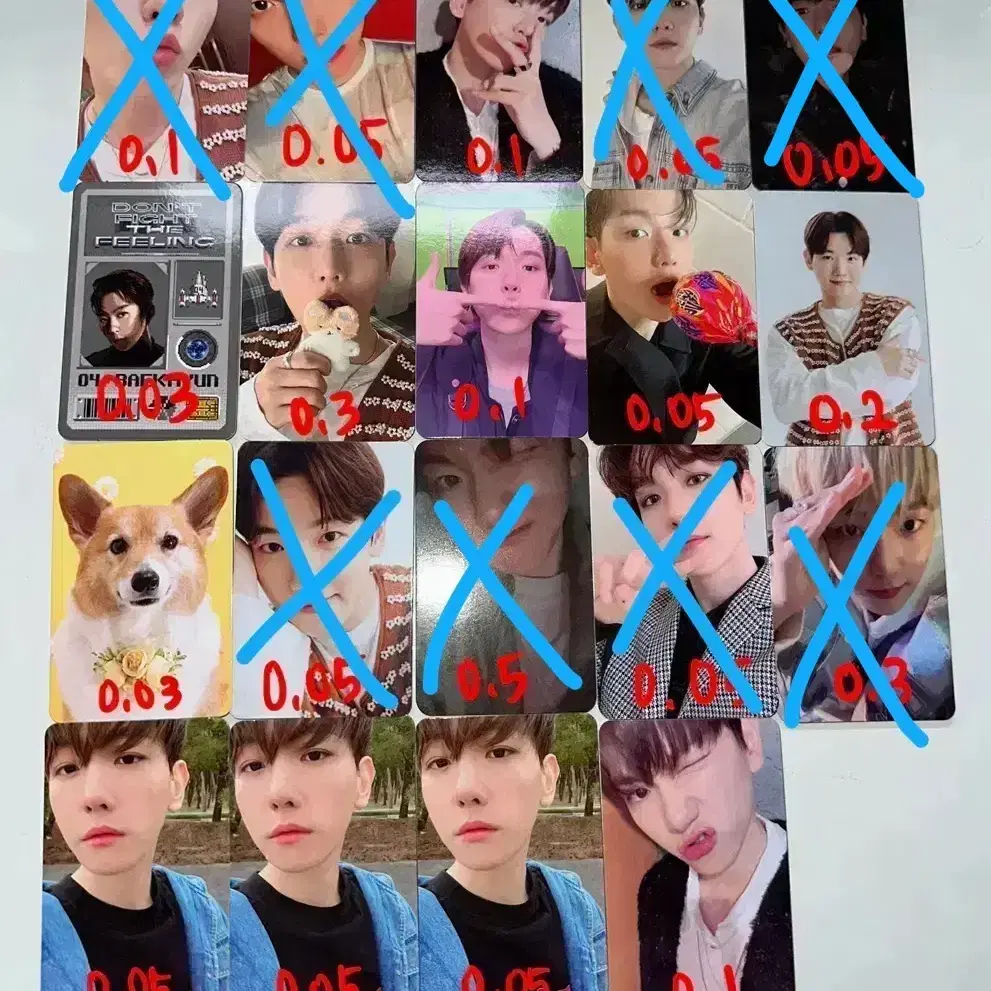 엑소 exo 포토카드 포카 photocard 4