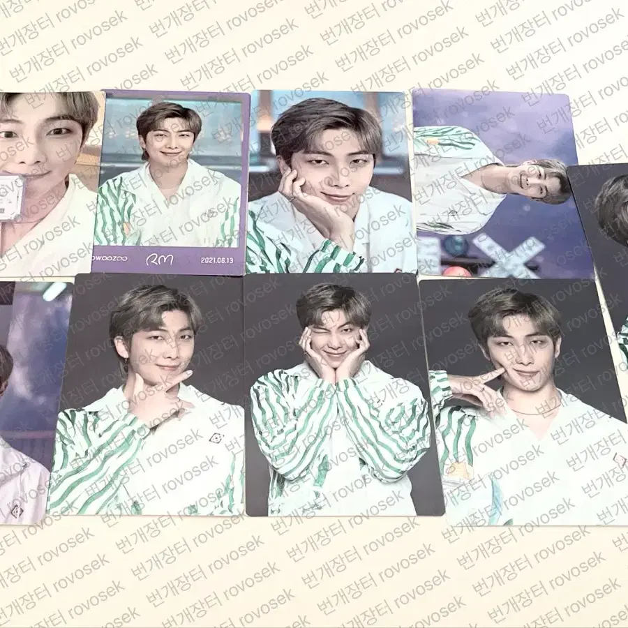 방탄 정국 뷔 지민 알엠 슈가 제이홉 진 유닛포함 소우주 미니포카 드볼 8