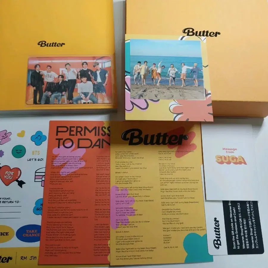 방탄소년단 BTS 버터 Butter 앨범 + 단체포카 포토카드