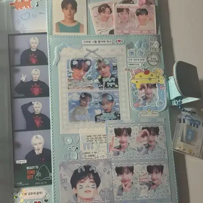(탈덕처분)세븐틴 문준휘 포카 제발 사가주세요 하늘색마카롱바인더 2