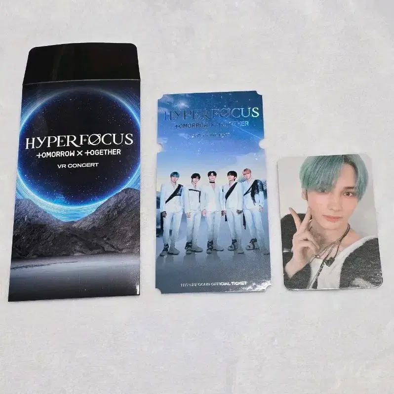 투바투 TXT VR콘 대만 특전 휴닝카이 포카 + 티켓