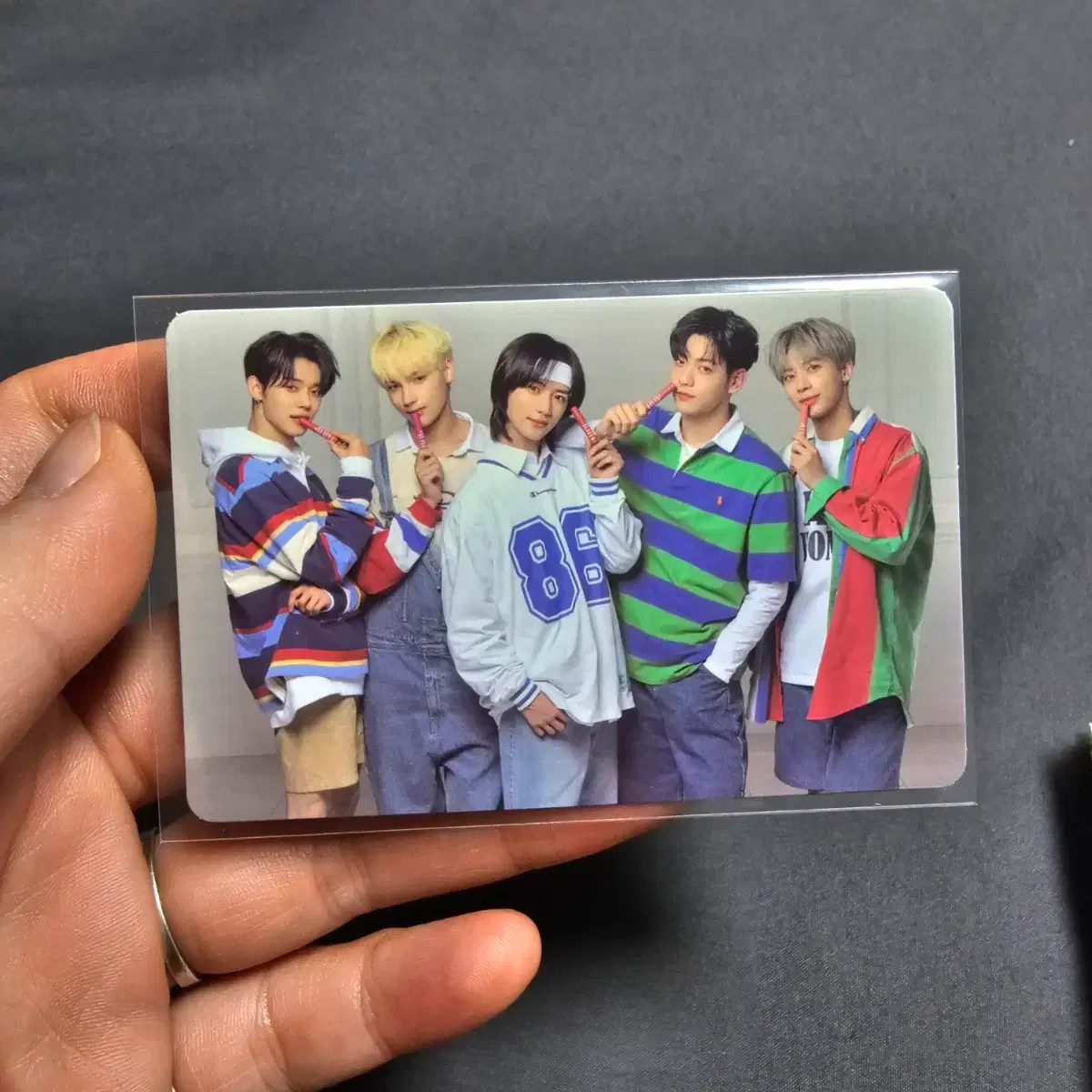 TXT 투바투 단체 연준 수빈 범규 태현 휴닝카이 포을 1차 포카 판매