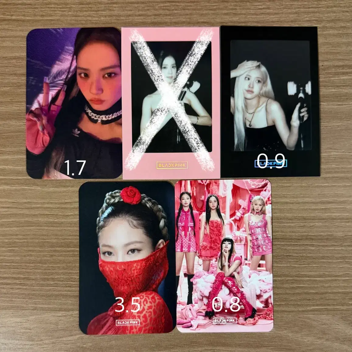 블랙핑크 블핑 지수 로제 제니 리사 공식 포카 양도 1