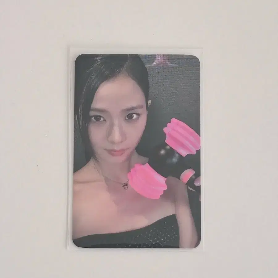블랙핑크 지수 뿅봉 포카