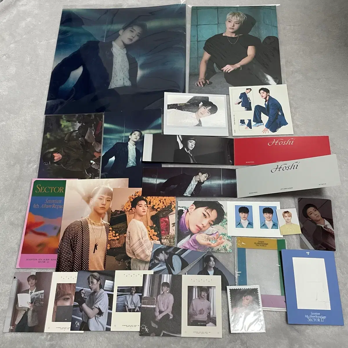 세븐틴 호시 호찌 포카 탑꾸 홀더 일본 트레카 앨범 캐럿반 페더썬 fml 8