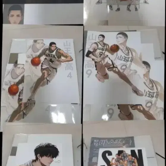 슬램덩크 산왕 이명헌 정우성 인형+포카 30장 2