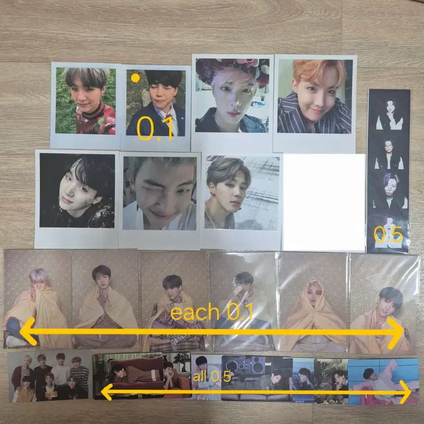 방탄 뷔 태형 취머터 머스터 팬미팅 콘서트 아미부스 포카 2