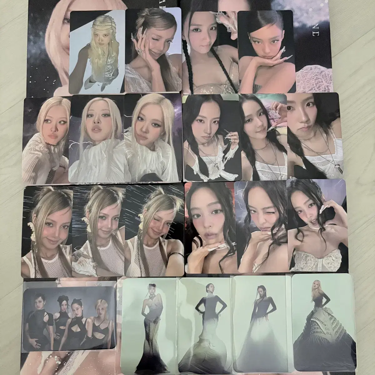 블랙핑크 데드라인 실버개봉앨범 알라딘특전포함 포카 21장 1