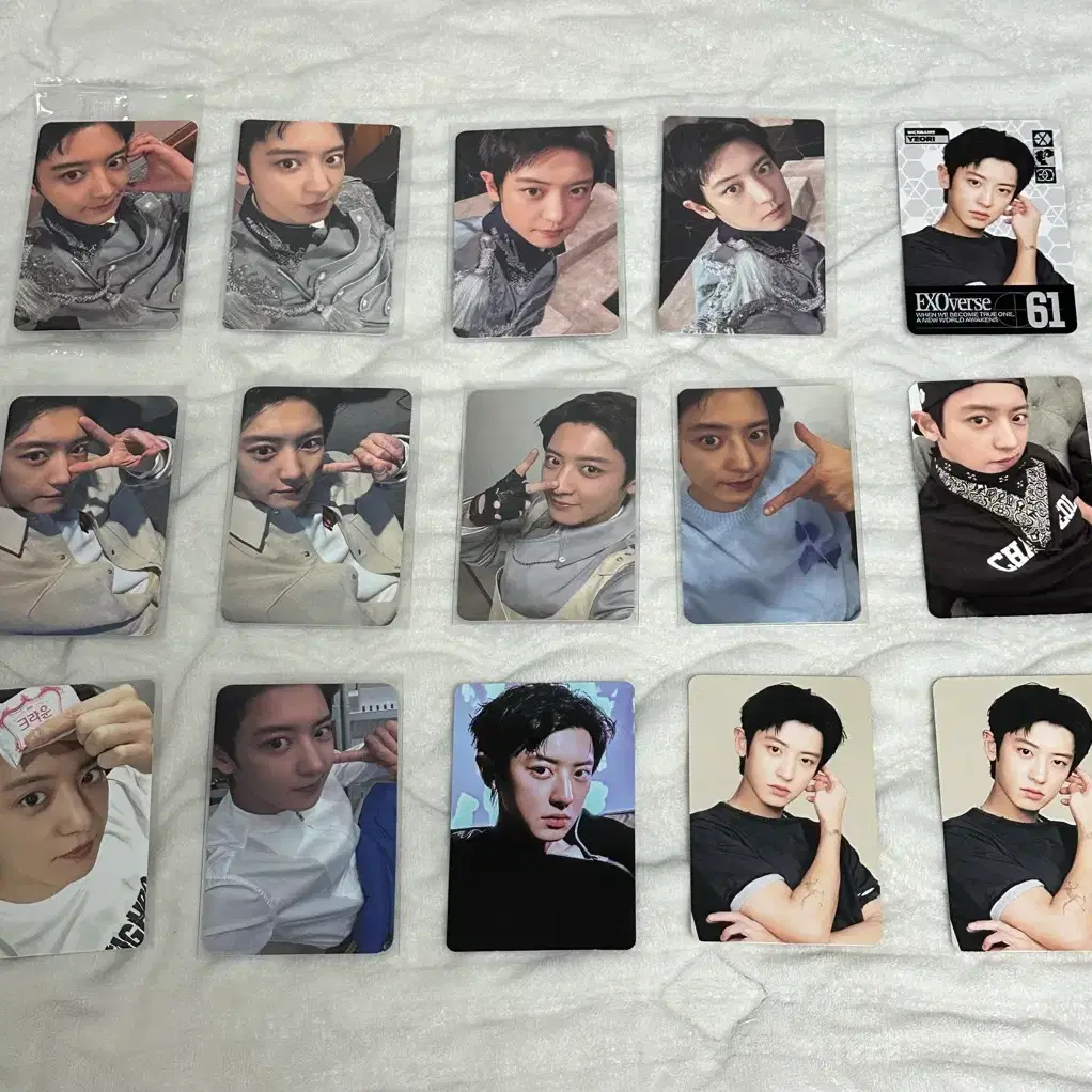 EXO 엑소 찬열 앨포 미공포 트레카 포카 15장 판매합니다(개별 가능)