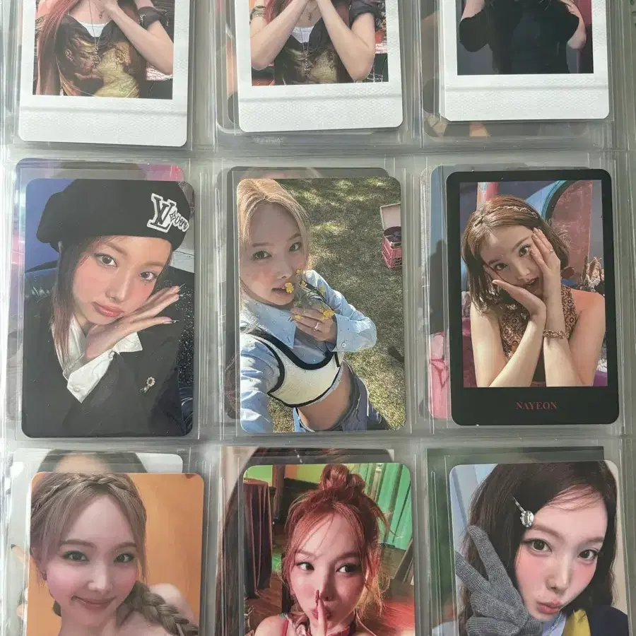 트와이스 포카 양도 나연 정연 모모 사나 지효