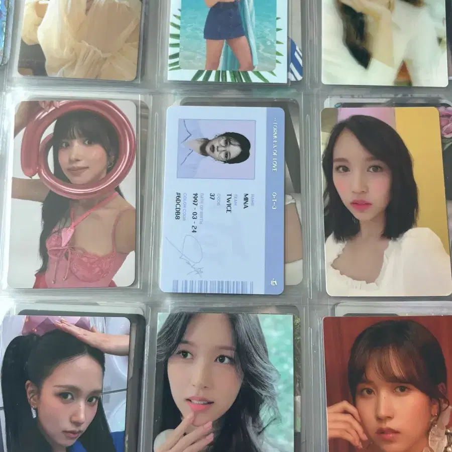 트와이스 포카 양도 지효 미나 다현 채영 앨범 미공포 6
