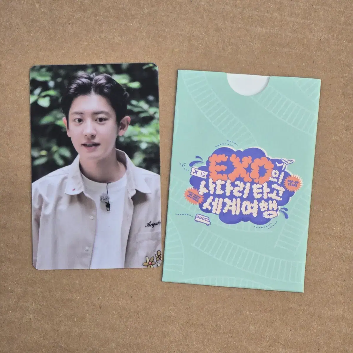 EXO 사다리타고 세계여행 시즌3 찬열 포카