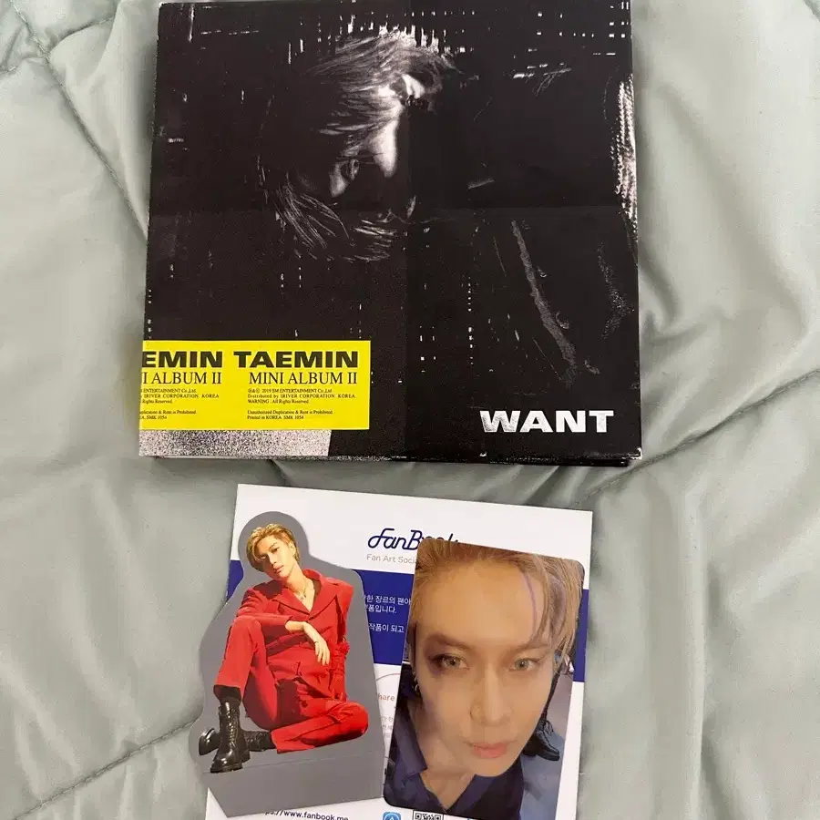 샤이니 태민 솔로 앨범 want + 포카 1