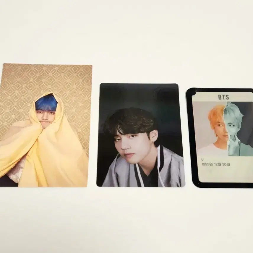 3장 방탄 태형 포카 티머니 bts v photocards tmoney