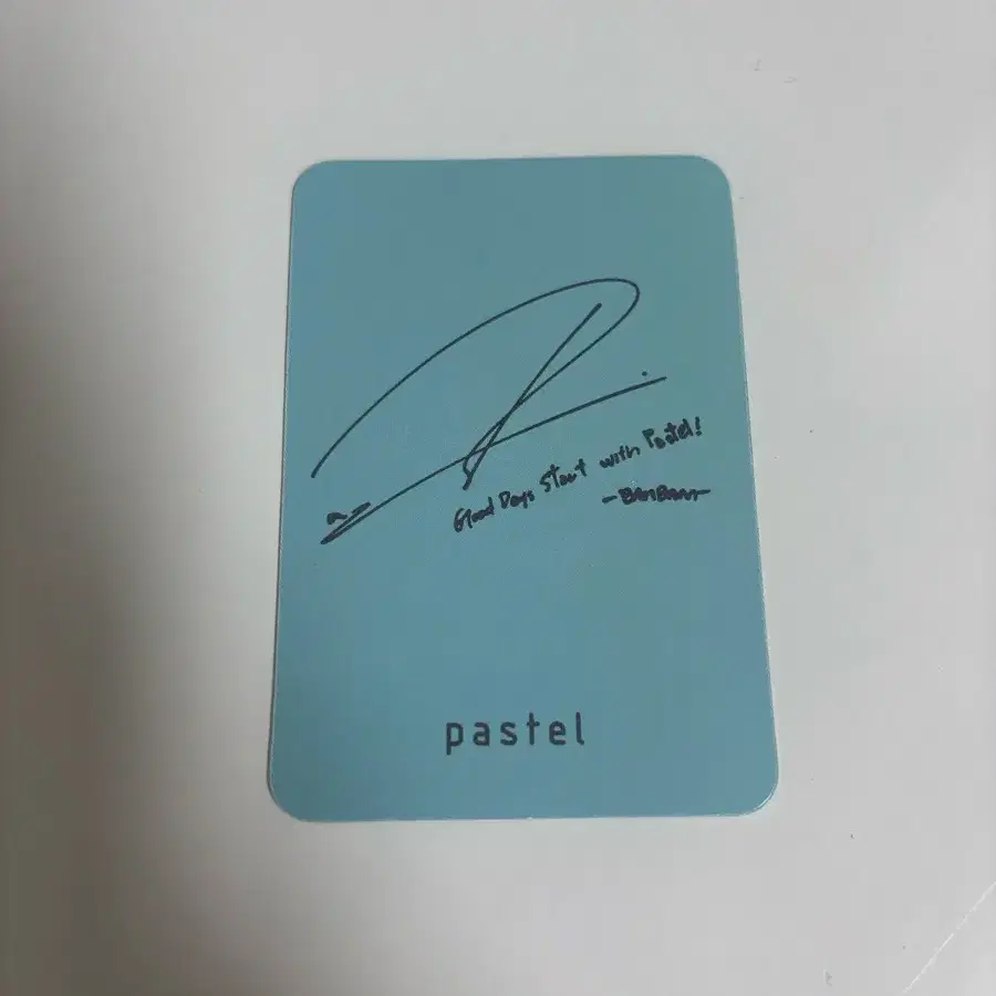 GOT7 뱀뱀 Pastel 포토카드 2