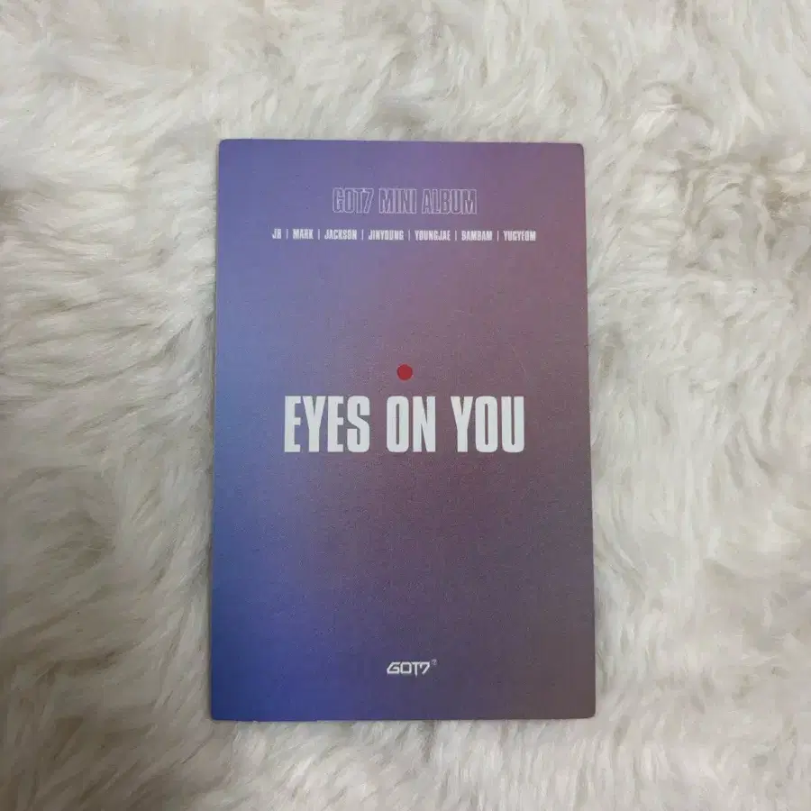 GOT7 뱀뱀 Eyes On You 포토카드 2