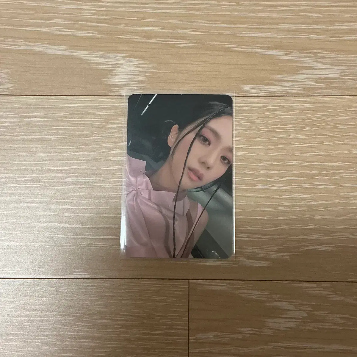 블랙핑크 지수 cd플레이어 포토카드 1
